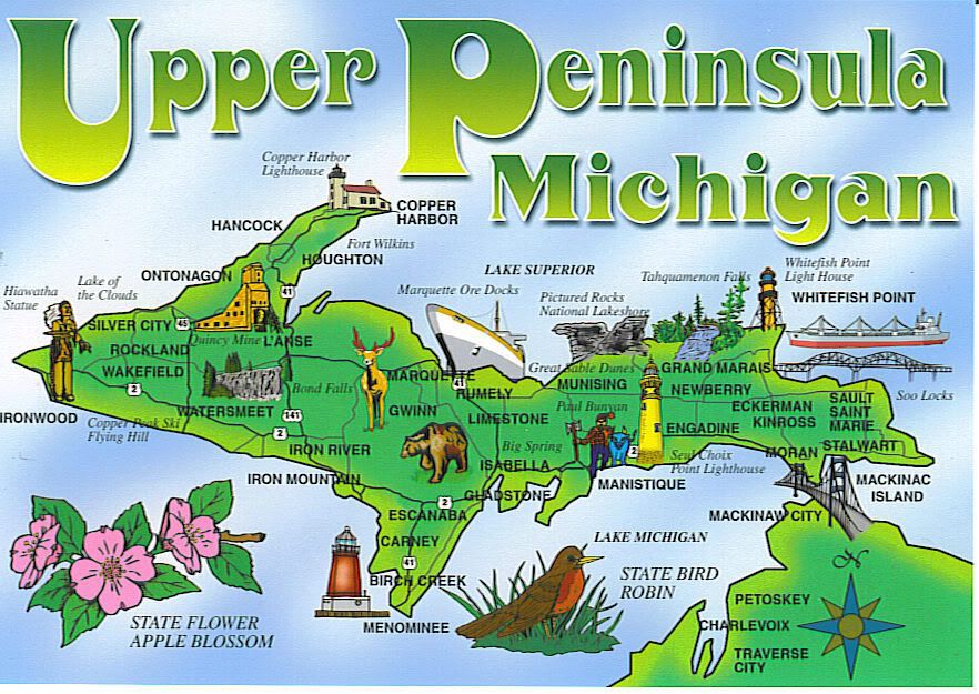 Michigan, Upper Peninsula Photo by Map_Postcard_Collection Photobucket